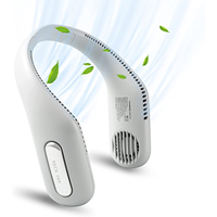 Portable Rechargeable Usb Electric Battery Fan Hands Free Neckband Sports Fan Lazy Hanging Neck Fan