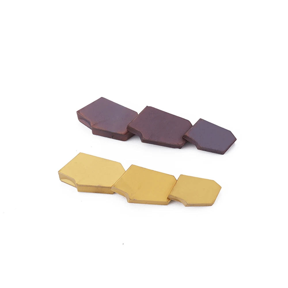 KAVTE 10PCS SP200 SP300 SP400 NC3030 PC9030คาร์ไบด์แทรกเครื่องกลึงเครื่องตัดเครื่องมือ Parting และเซาะร่อง Off เครื่องมือ