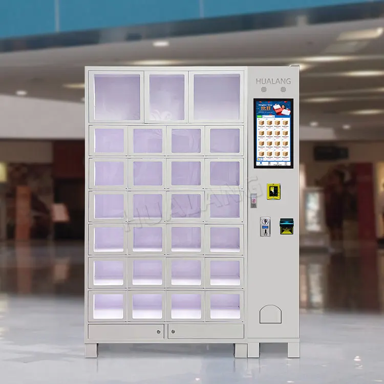 FL Customized 24 Hours Online Retail Medicine Supply Vending Machine 27/30 Locker Cabinet Vending Machine with Touch Screen
