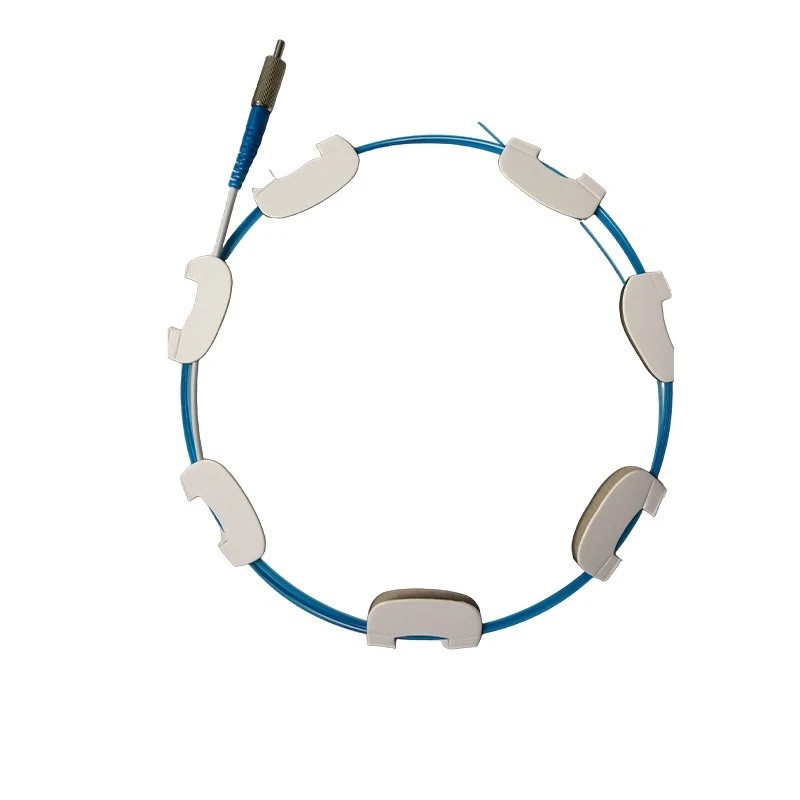 Fiber optic gravel fiber
