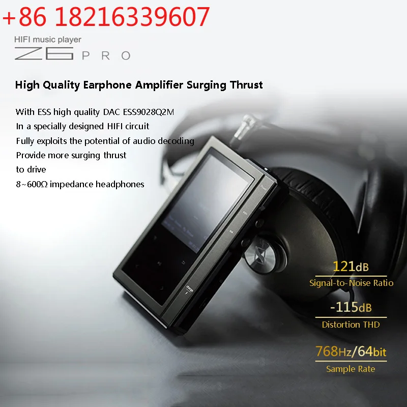 YAO Flagship HIFI Music Player MP3 ES9028 DAC 64BIT 768KHz Lossless Decoding Music Walkman DSD512 Two-way Bluetooth APTX Transpo