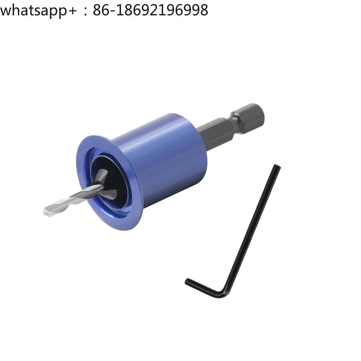 Technical Woodworking Hexagonal Shank with Bearing Limit Countersink Drill No Paint Salad Drill Ladder Drill