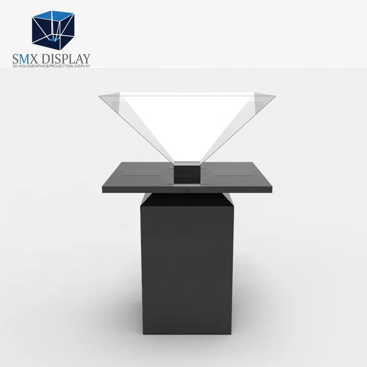 Inverted 3D Holographic Pyramid Showcase Holobox Hologram Equipment for Exhibition