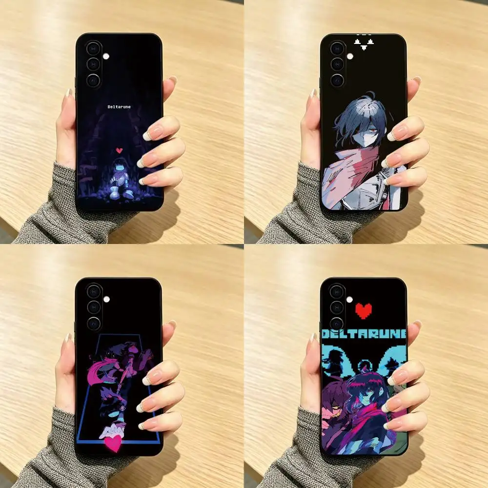 Game D-D-Deltarune   Phone Case Black Silicone Soft For Samsung Galaxy A73,A72,A71,A70,A53,A52,A51