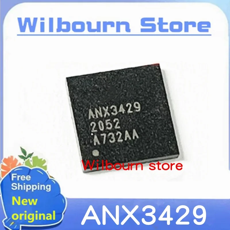 100% NEW (1piece)  ANX3429 ANX3429QN-AA-R QFN-48 Chipset