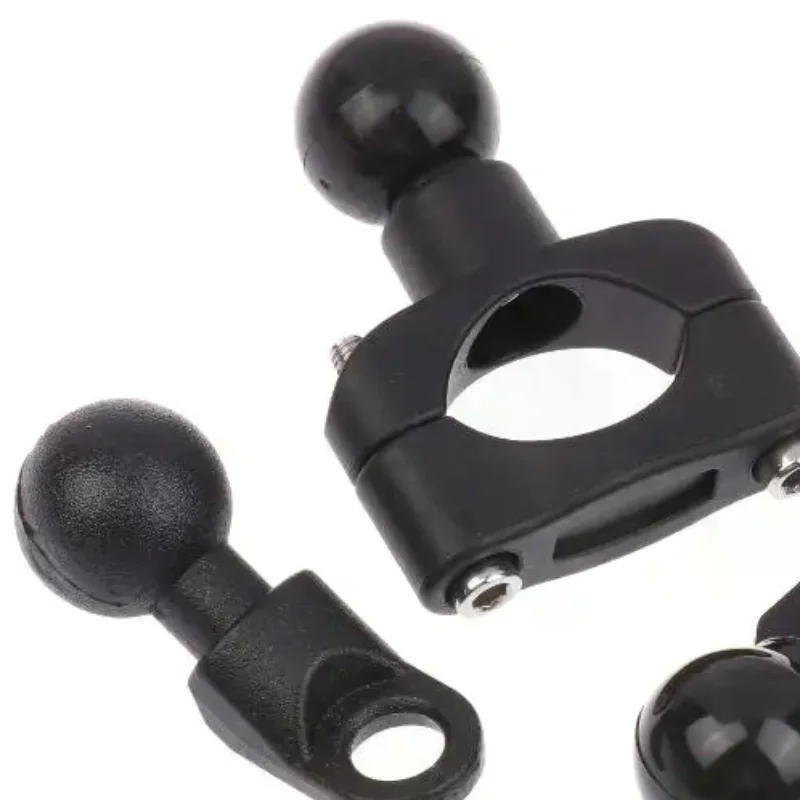 1 Set 2.3cm Ball Clamp Bracket For Motorbike Phone Holder PJ10/PJ13/PJ18 Motorcycle Handlebar Mount Base Kit Accessories