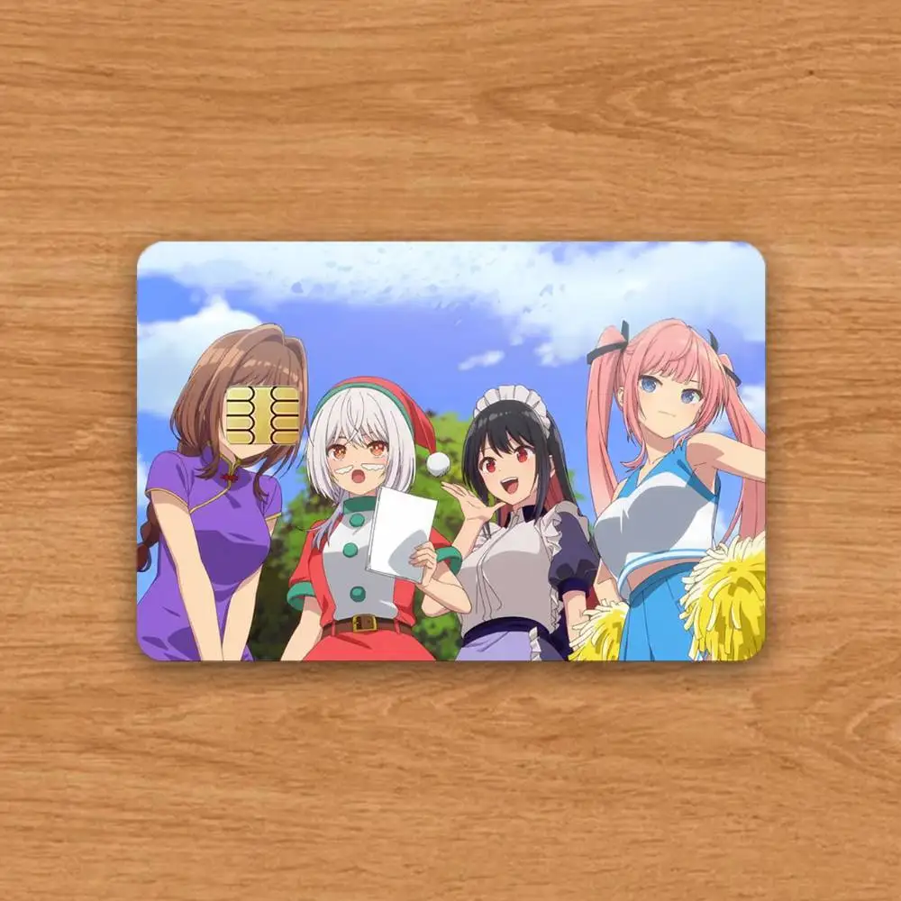 Mayonaka Heart Tune Credit Card HD Stickers Game Card Decal Card Matte Film Skin Small Chip Waterproof Sticker