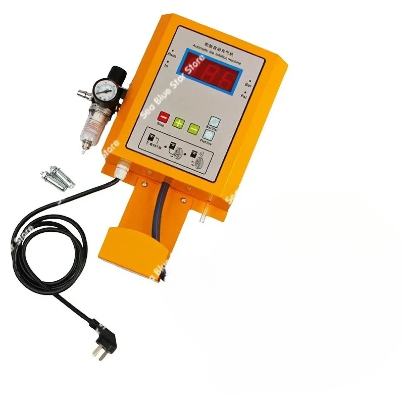 Inflator, air pump, auto repair shop, wall-mounted tire, digital display, inflator, inflator, fully automatic car tire shop