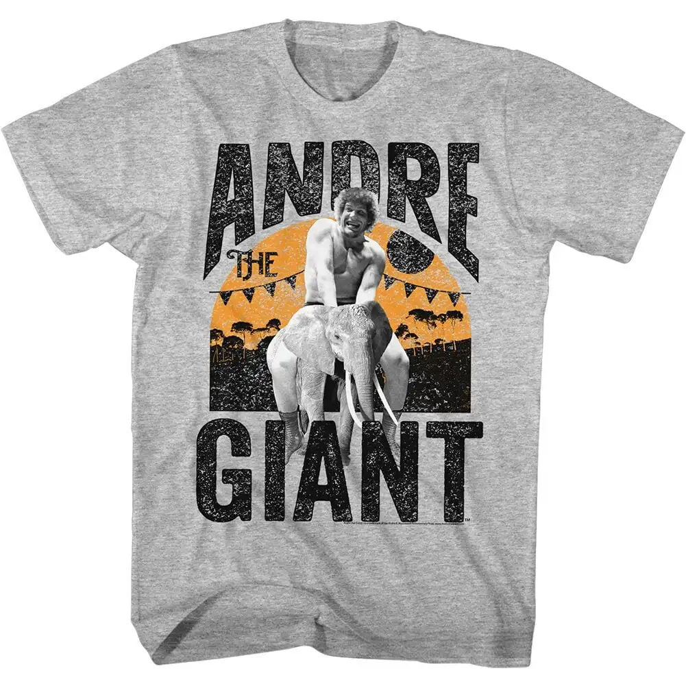 Andre The Giant Elephant Heather Gray T Shirt