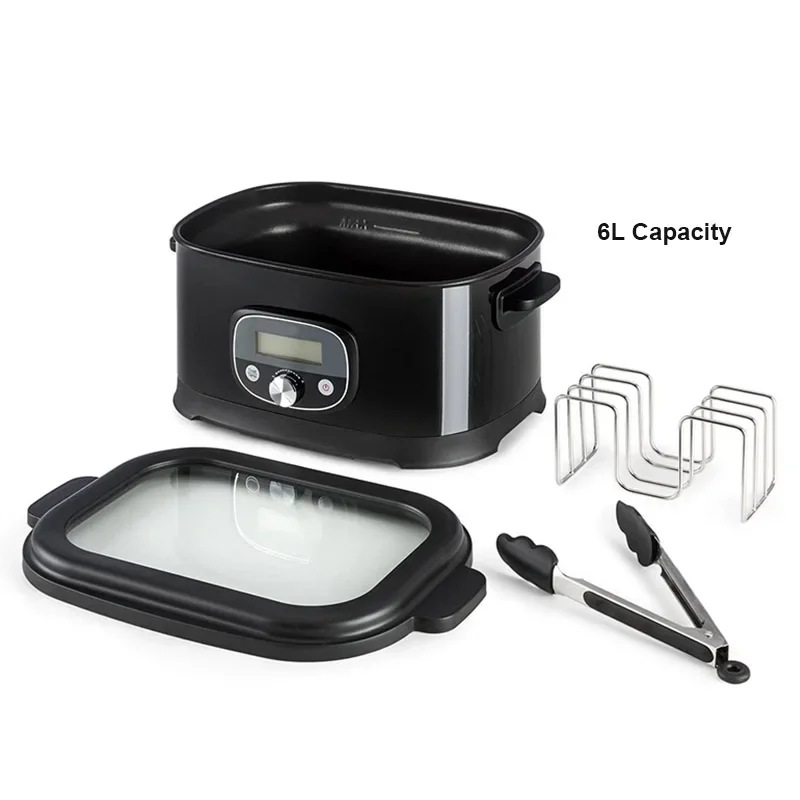 500W Vacuum Slow Cooker Low Temperature Vacuum Slow Cooking Steak Machine Sous Vide Cookers Stereo Heating