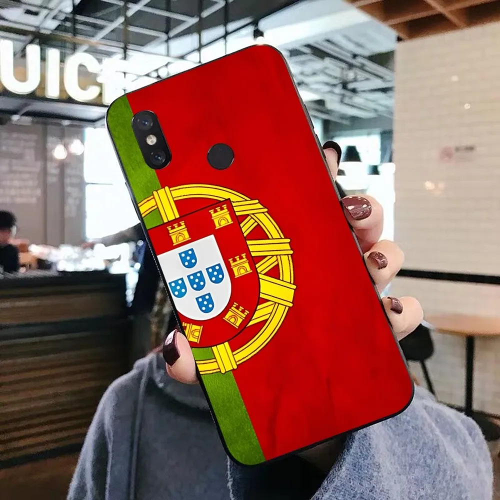 Portugal flag Phone Case For Xiaomi Mi 5X 8 9 10 11 12 lite pro 10T PocoX3pro PocoM3 Note 10 pro lite