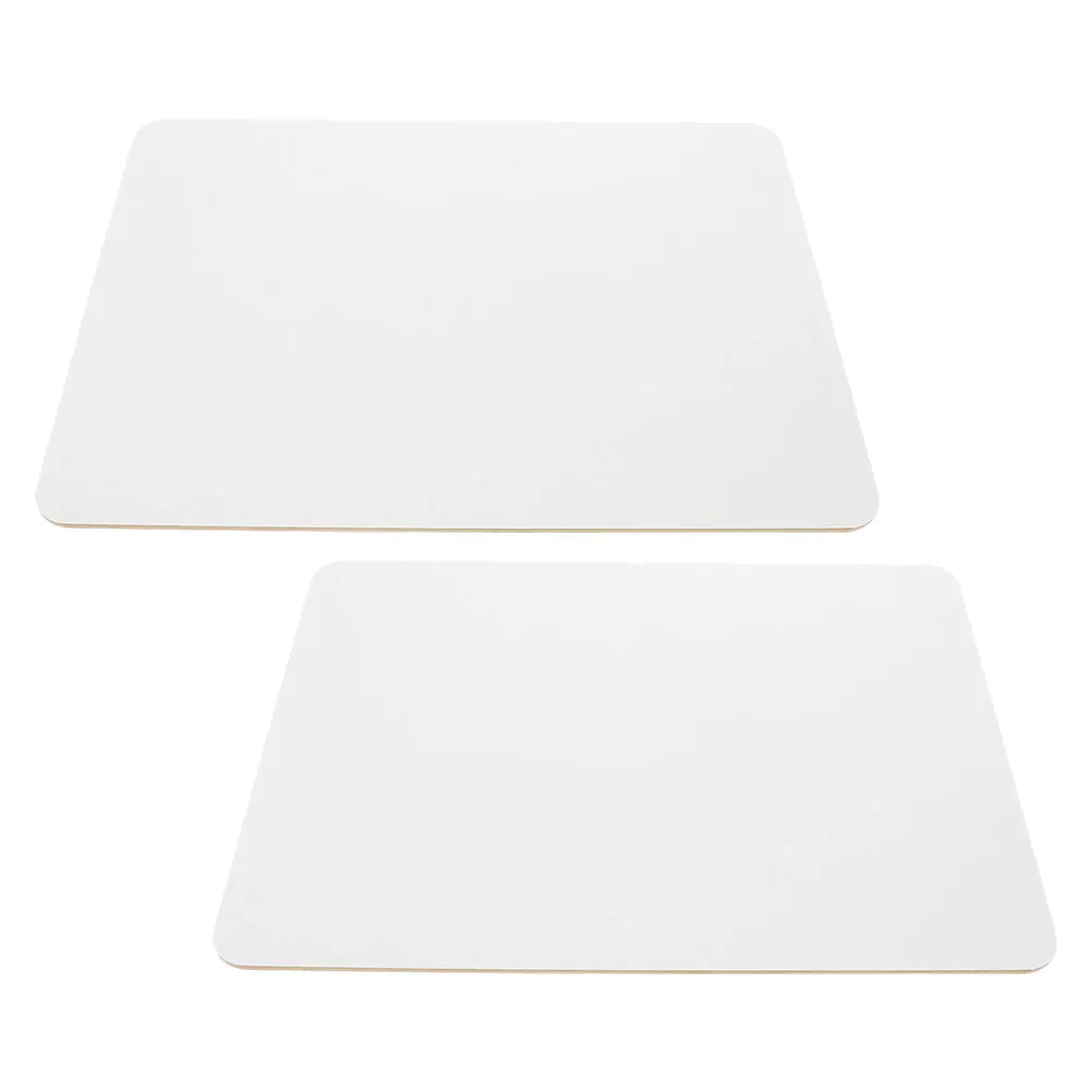 

2Pcs Double Sided Dry Erase Whiteboard Portable Mdf Writing Board for Classroom Learning Teaching Tools Safe Rounded