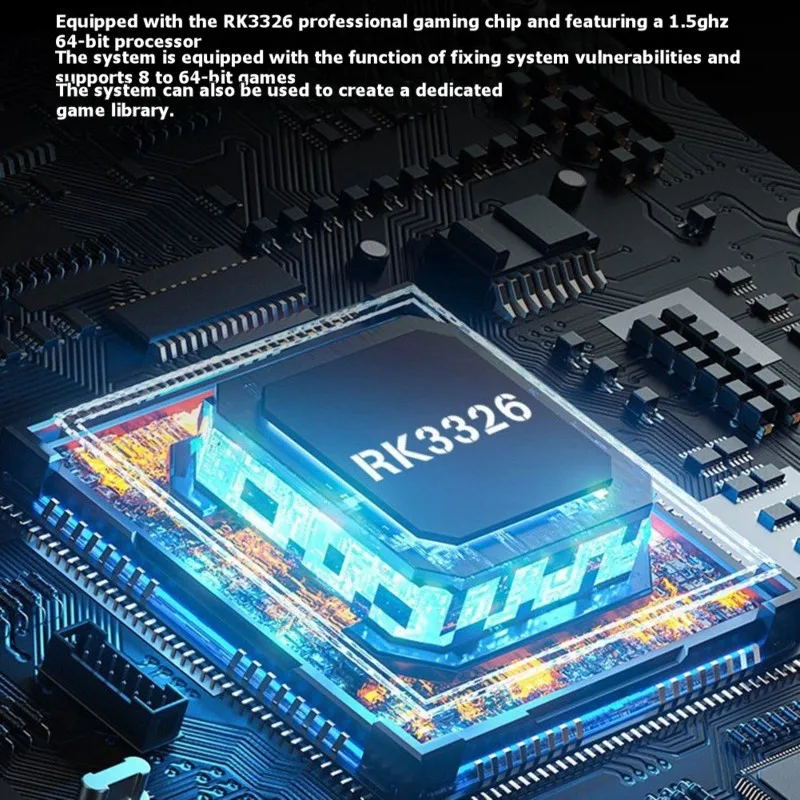 B50B-RF40H Handheld Video Game Console 128GB 4.0-Inch IPS Screen Wifi Open Source Retro Game Console 30+ Emulator Support