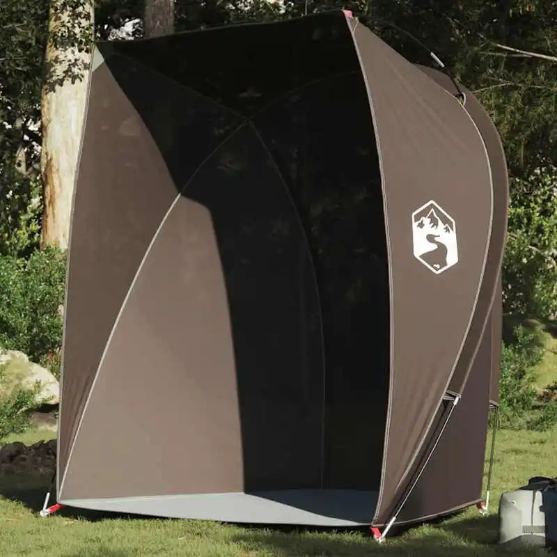 185T Polyester Wasserdichtes Braunes Angelzelt Einfacher Aufbau Leichtgewichtig Tragbar UV-Schutz 150x100x150 CM