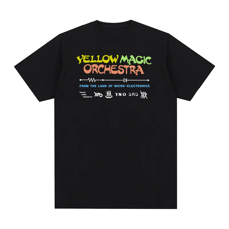 Yellow Magic Orchestra YMO Vintage T-shirt Haruomi Hosono Ryuichi Sakamoto Cotton Men T shirt New TEE TSHIRT Womens tops