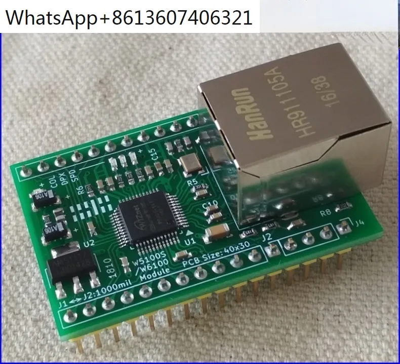 

W5100S Network Module SPI/parallel Port Compatible with W5100