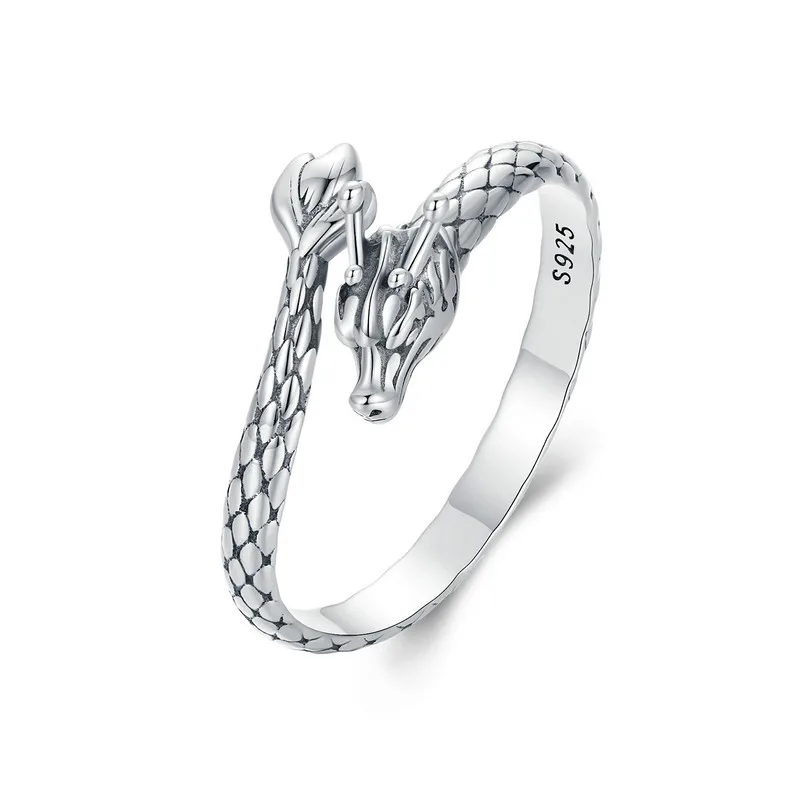 Women's 925 Sterling Silver Dragon Ring