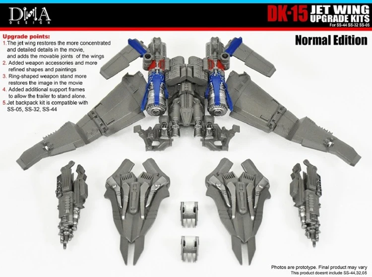 IN STOCK DNA Design DK-15 DK15 Upgrade Kit For Transformation SS