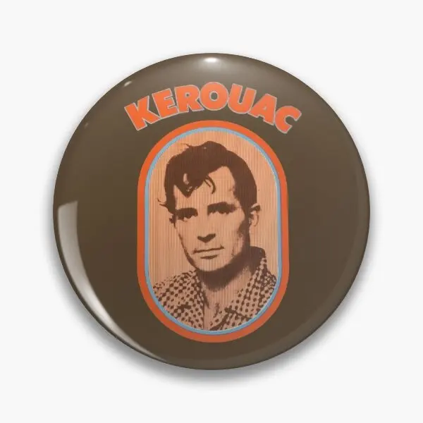 Jack Kerouac Biography Vintage Book Cove  Soft Button Pin Jewelry Clothes Hat Metal Women Gift Brooch Cartoon Creative Fashion