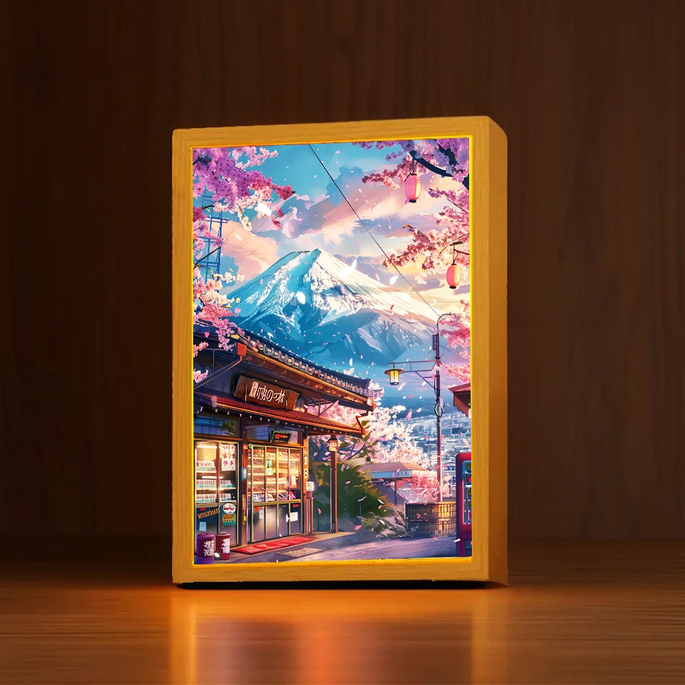 Ramy in the City of Light 限定版アート Tokyo Japan Beautiful City LED Light Painting Photo Frame Led