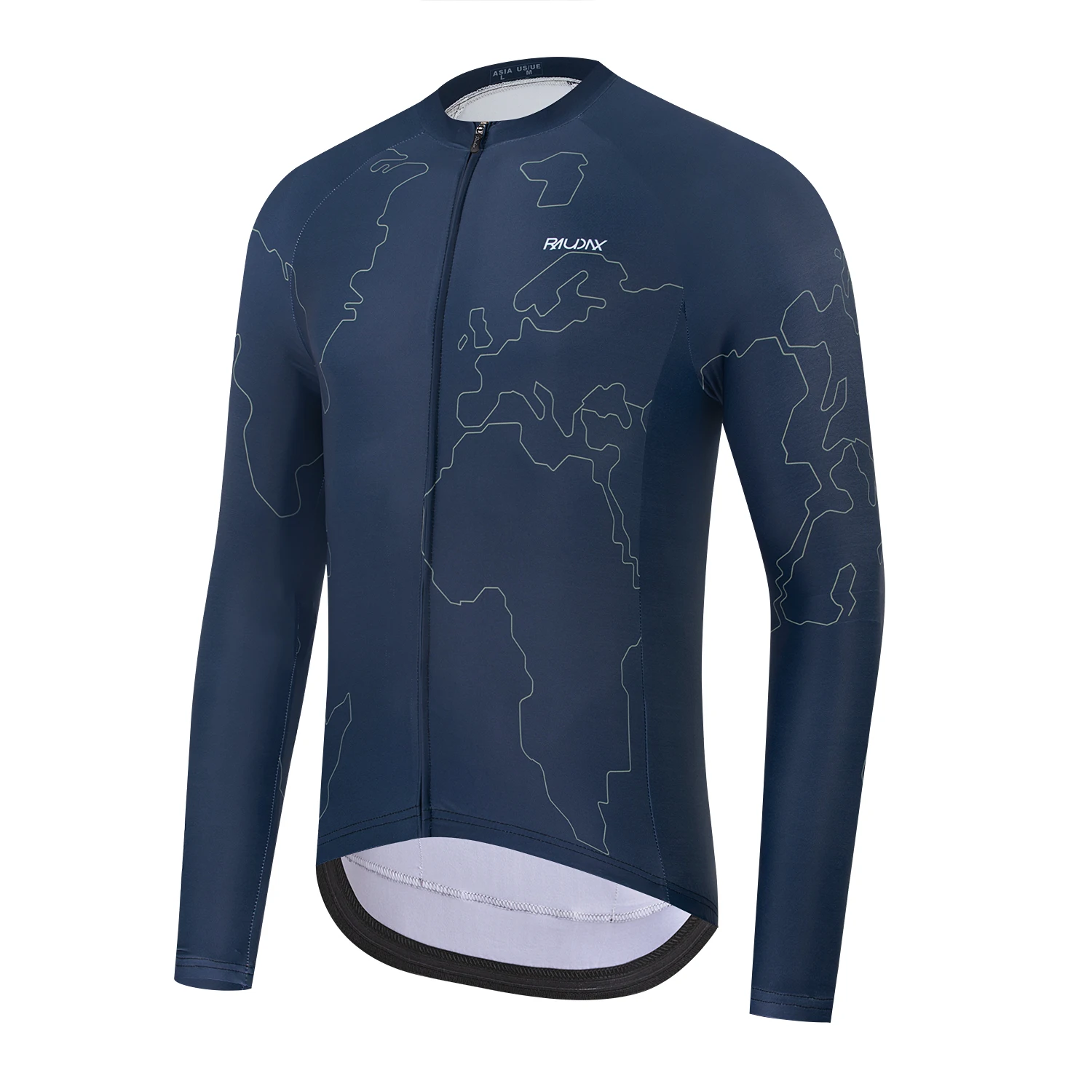 

Raudax Men's Long Sleeve Cycling Jersey UV Protection Autumn Racing Bike Wear for Bicycle Riding Ropa Ciclismo