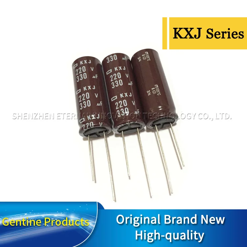 5PCS 220V330UF KXJ 16X40 NIPPON CHEMI-CON Original New NCC Aluminum Electrolytic Capacitors EKXJ221ELL331ML40S Long Life