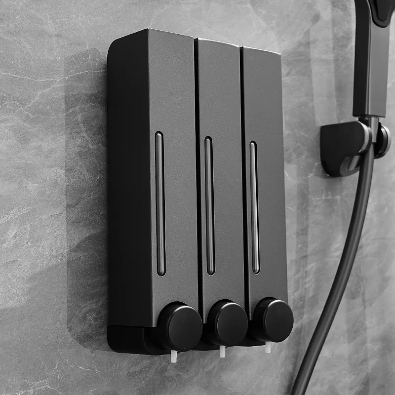 

Настраиваемый дозатор жидкого мыла для ванной комнаты в скандинавском стиле, натуральный роскошный матовый серый одиночный дозатор жидкого мыла, душ, кухня