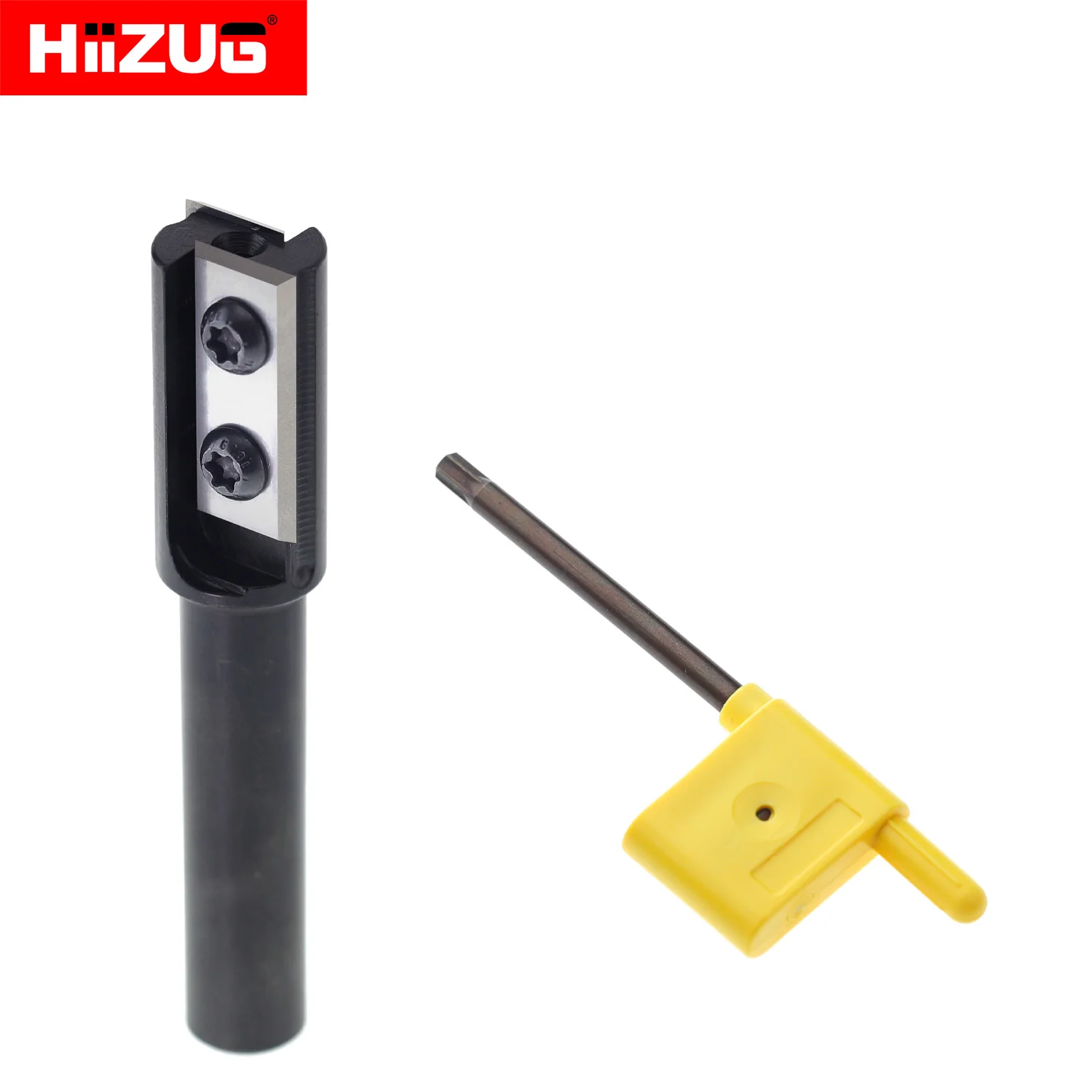 Imagem -03 - Haste Flush Guarnição Router Bit Bit Plaina Madeira Corte Bit Fresa Ferramentas Cnc Corte Dia 19 mm Inserções de Carboneto 127 mm