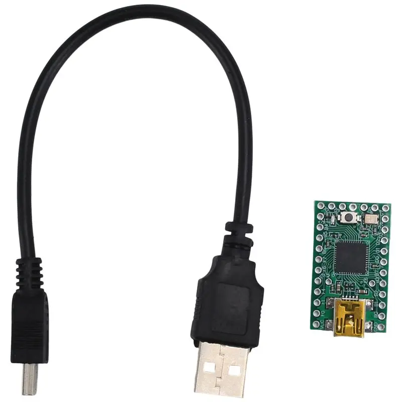 Teensy 2.0 USB AVR ATMEGA32U4 Development Board U Disk Experiment Board With Data Cable For Arduino-ABWO
