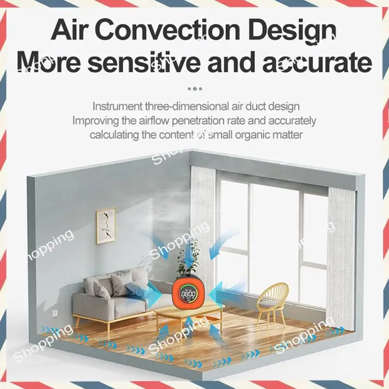 M20K K5C Mini Kooldioxide Detector CO Tester Luchtkwaliteit Draagbare Monitor LED Scherm USB Type-C Opladen Binnen