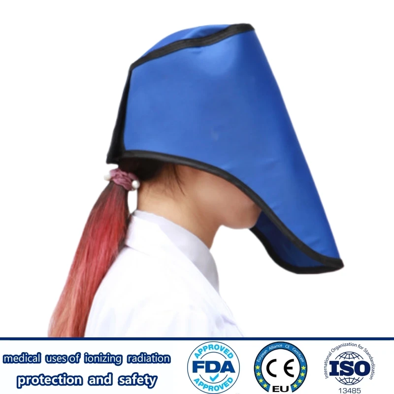 Genuine x-ray protective 0.35mmpb lead cap radioactive workshops, nuclear power plants radiological protection lead cap