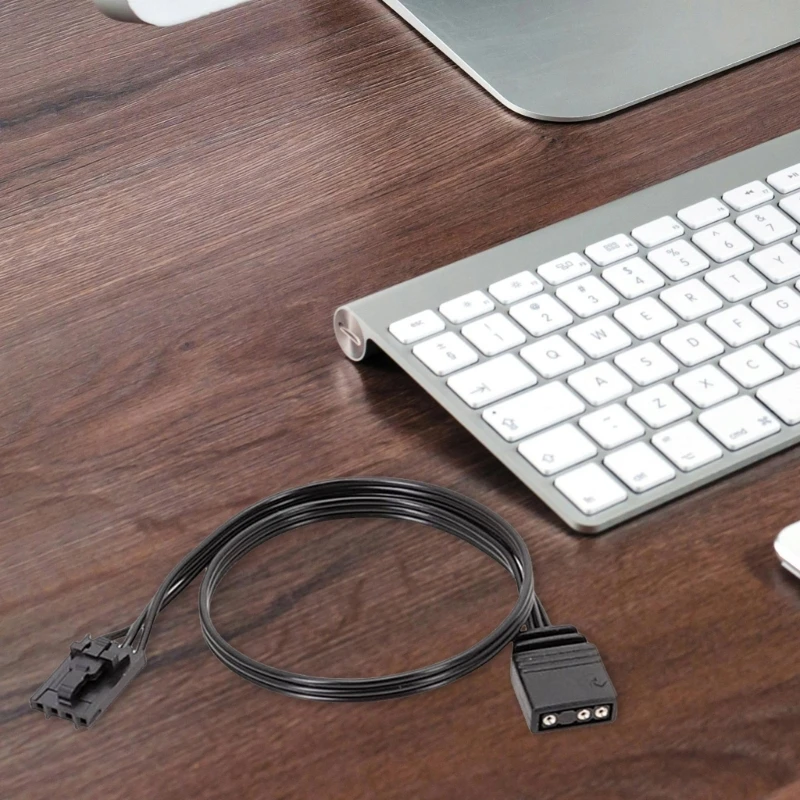 Kabel do konwersji 4Pin na 3Pin do koncentratorów oświetleniowych Niestandardowe konfiguracje oświetlenia komputera
