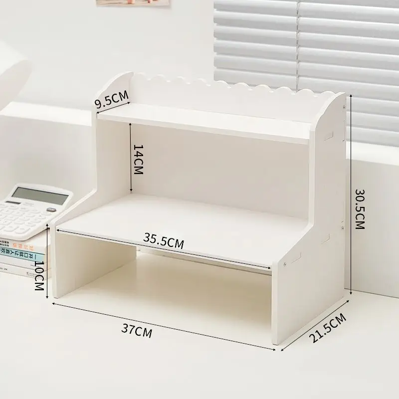 Saving Desk Organizing Shelf, Maximizing Vertical Space and Clearing Clutter from the Surface, Convenient and Easy To Assemble