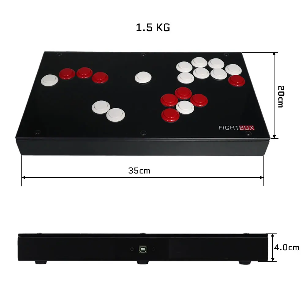 Rightbox R1-F Game Arcade Controller untuk Super Smash Bro Game Melee
