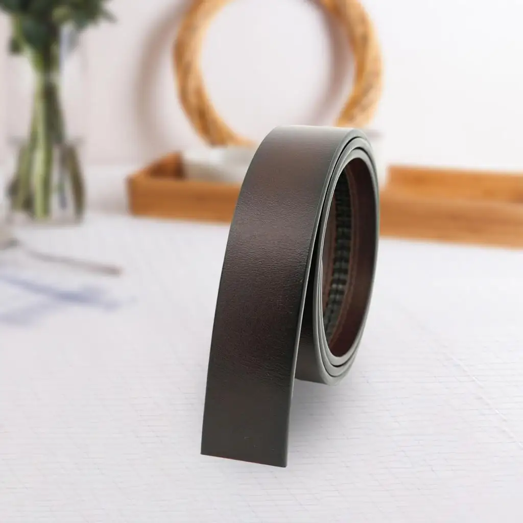 خمر نمط رجل أحزمة جلدية حقيقية حزام بنطلون جينز لا مشبك حزام