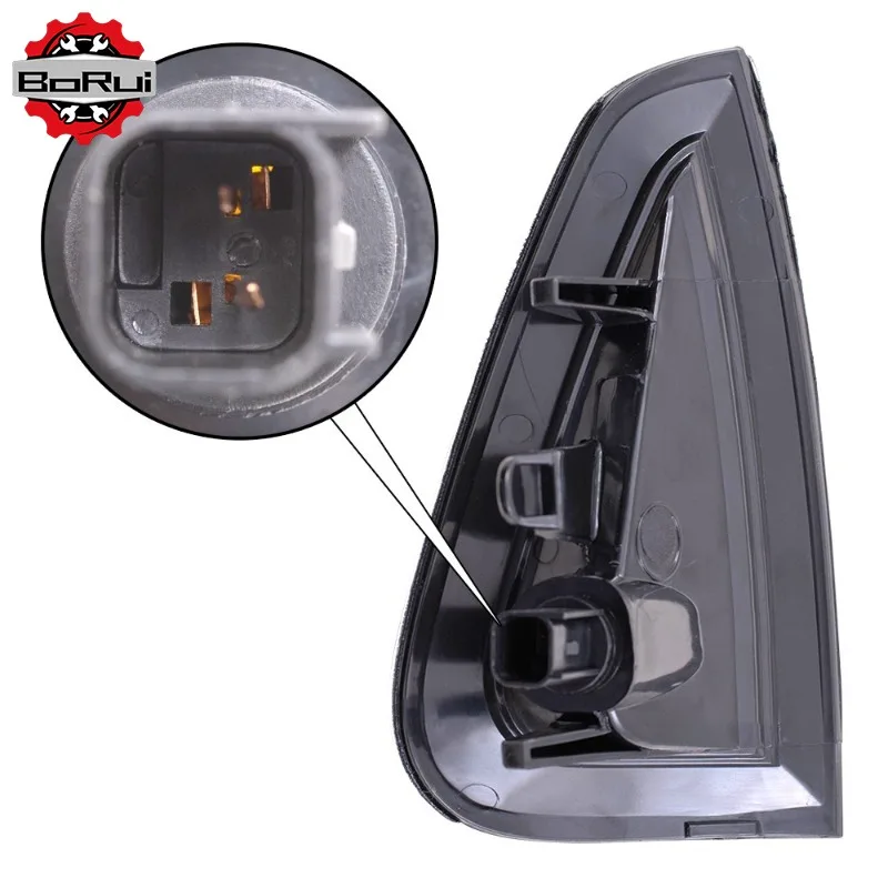 CH2550124 CH2551126 4806219AD 4806218AD 1 Paar Weiß/Schwarz/Gelb Signal Seitenmarkierungsleuchten Für Dodge Charger 2005-2010