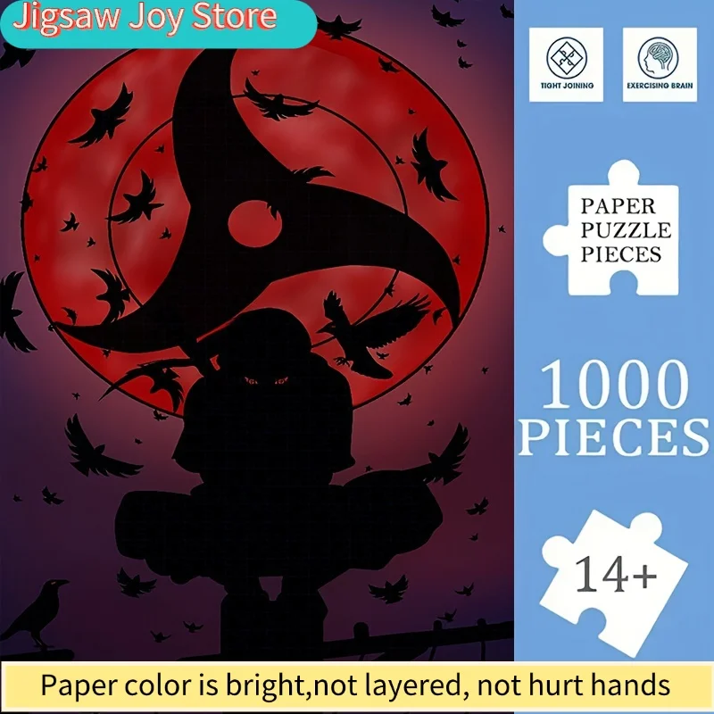 

Набор головоломок для взрослых с анимированными аниме-персонажами в ярких позах, идеально подходит для декора спальни, гостиной или прихожей.