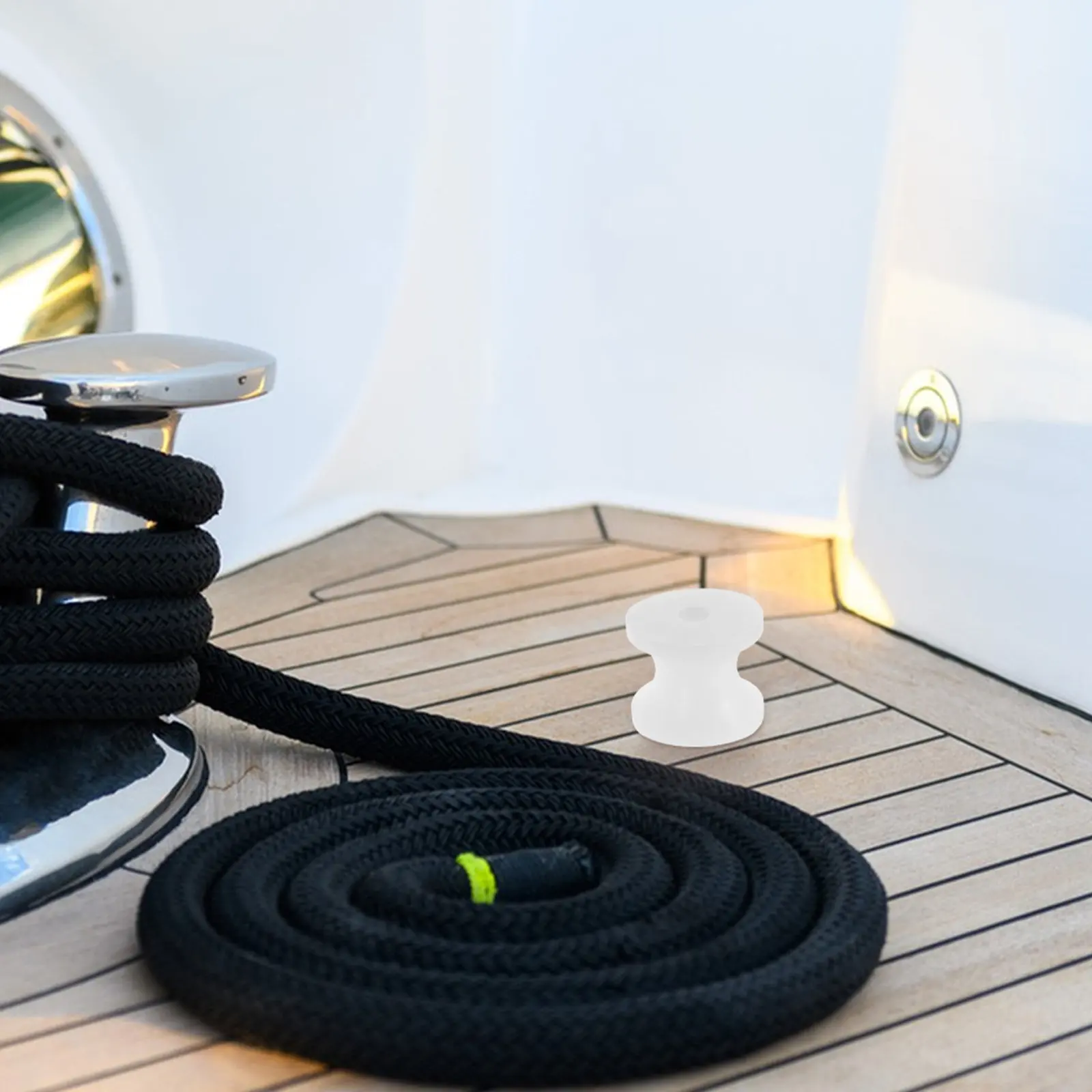 Nylon Anchor Bow Roller for Boats Marine Grade Anchor Guide Roller Smooth Chain Passage Effortless Single Person Retrieval 2x1.7 view 3