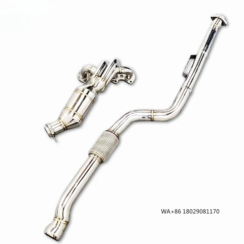 

Выпускной коллектор системы даунпайпа для Mercedes-C250 1.8T W204 2012-2015, автомобильный двигатель из нержавеющей стали, незаменимый выхлоп