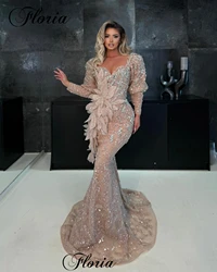 2024 High Fashion Evening Dresses Mermaid Crystals Formal Occasion Dresses Luxury Vestidos Para Mujer Celebrity Dresses Long