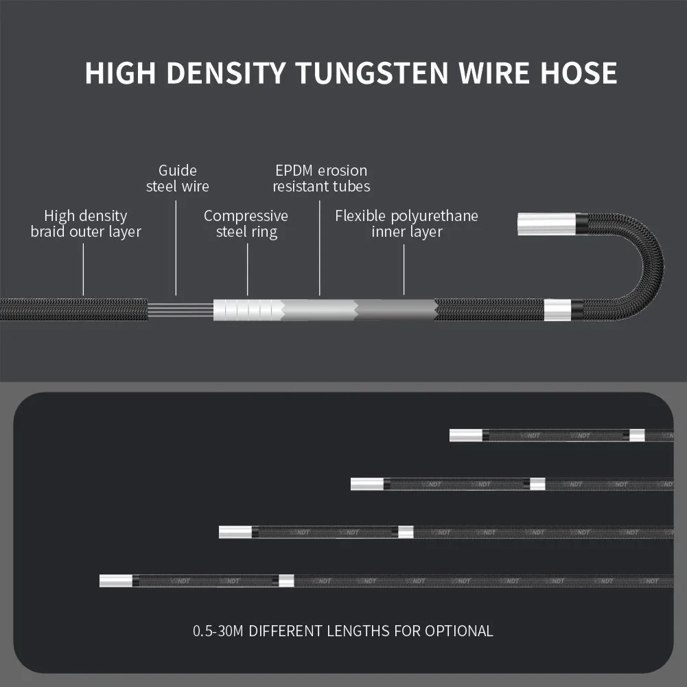 VSNDT 360 ° كاميرا Borescope المفصلية التوجيهية، كاميرا بالمنظار 5 بوصة 32 جيجابايت IP67 مقاومة للماء 4 اتجاهات، كاميرا تناظرية للأماكن الخارجية