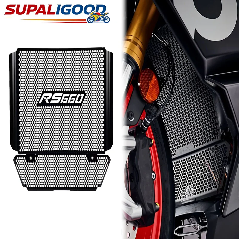 Protector de Radiador para Motocicleta Aprilia RS660 2021-2026, Cubierta Protectora de Rejilla del Motor Compatible con Aprilia RS 600 rs660
