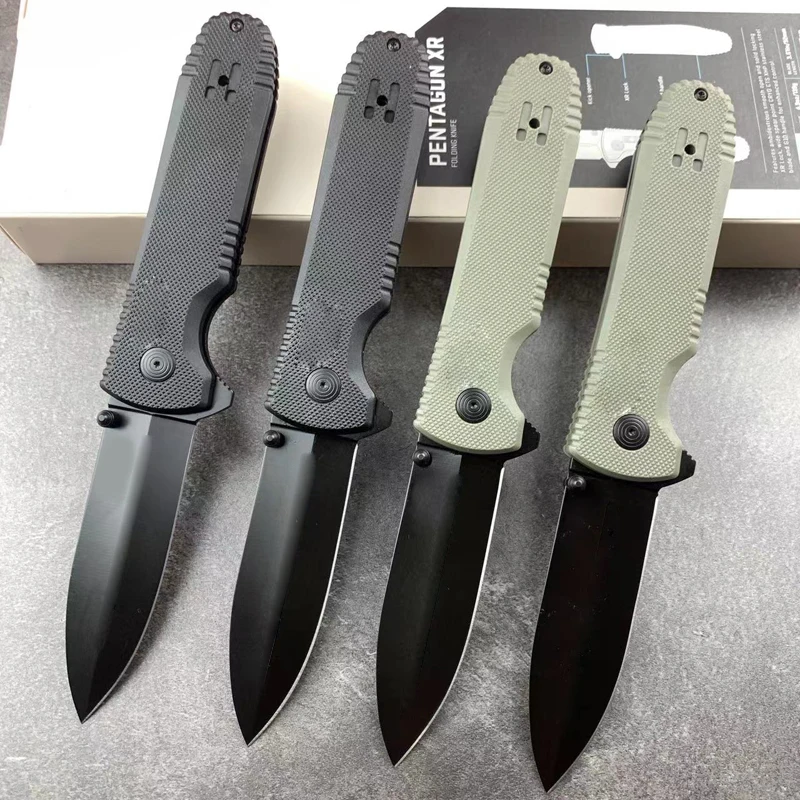 Coltello pieghevole CTS-XHP Coltello da frutta da campeggio esterno tattico portatile con manico da caccia