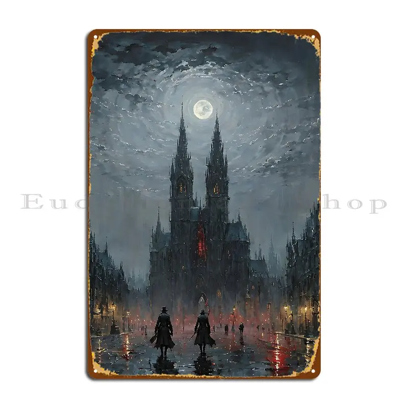 Cathedral Of The Hunt Metal Plaque Poster Pub Retro Custom Decoration Customize Tin Sign Poster