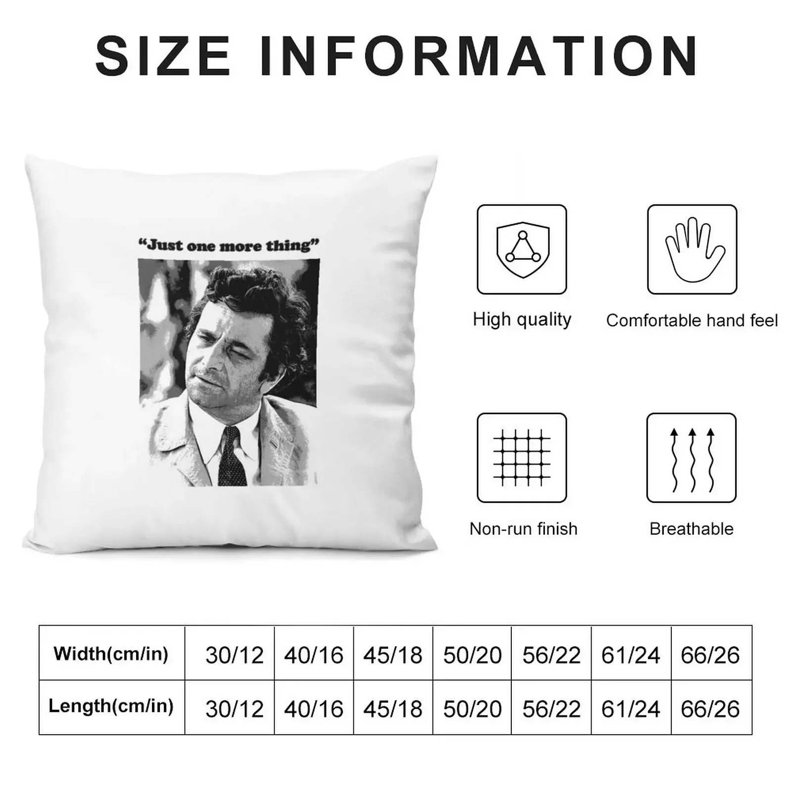 Columbo - Just one more thing Throw Pillow Luxury Pillow Cover christmas decorations 2025 pillow