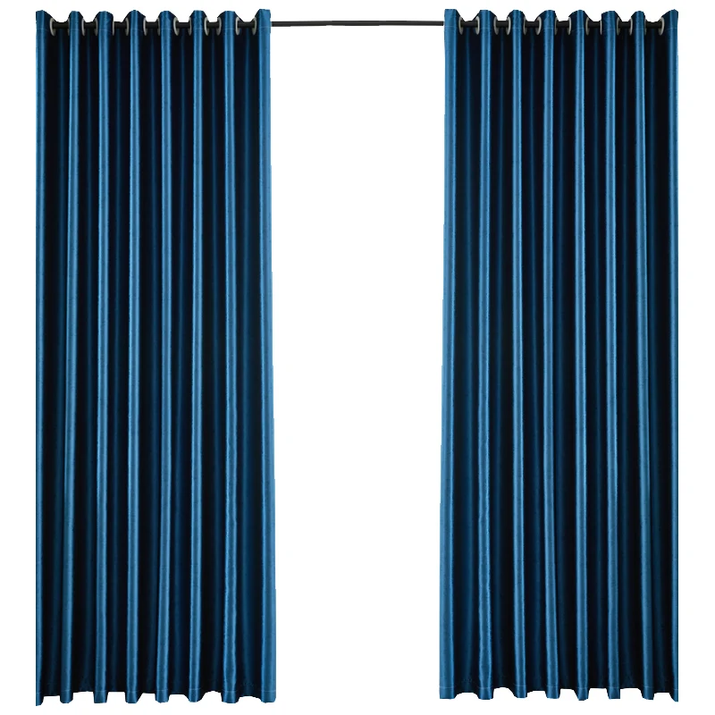 Custom Size Luxury Blackout Curtains for Living RoomBedroomBalcony Floating WindowSunshade Heat Insulation Sunscreen White Tulle