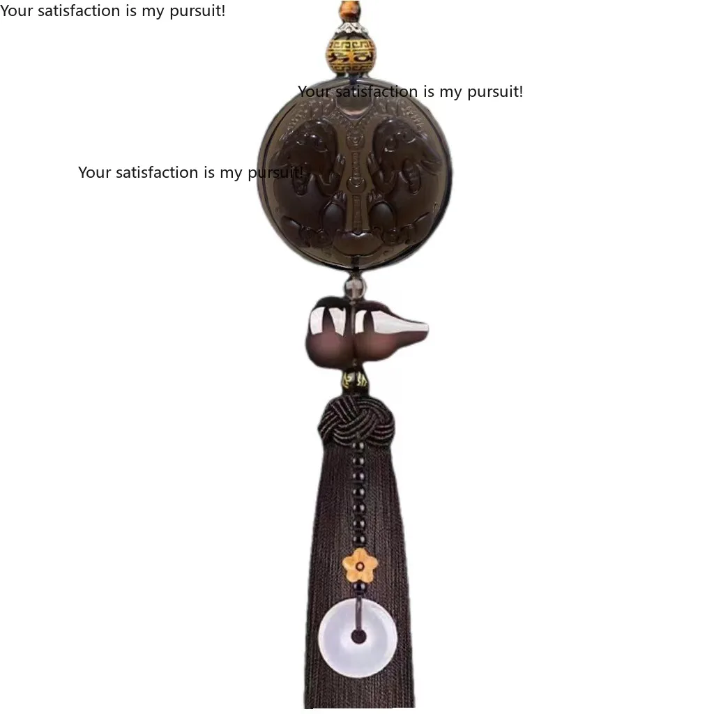 Car pendant Pixiu obsidian  pendant gourd  hanging jewelry car pendant