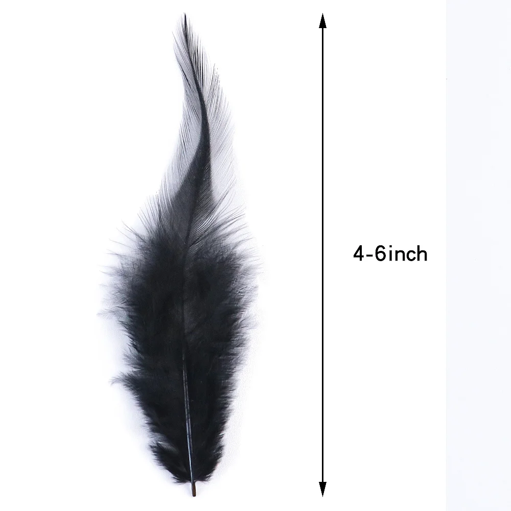 50/100 Pcs rooster feather Natural Chicken Feathers for Crafts DIY Jewelry Accessories Dream Catcher Decoration Plumes 8-12CM