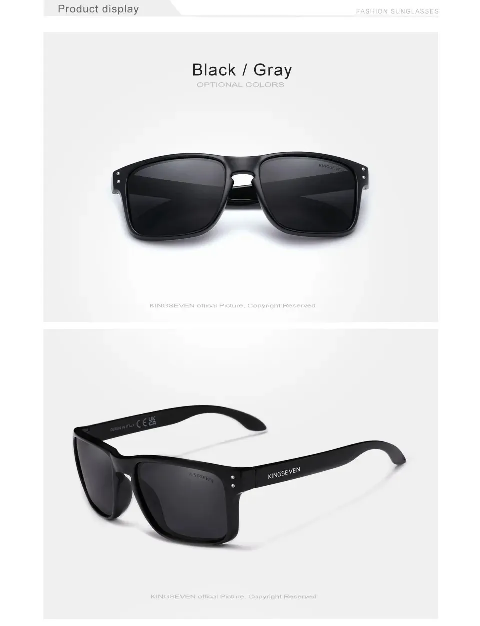 Kings even rechteck retro tr90 polarisierte sonnenbrille frauen männer radfahren uv400 kletter brille blend freie outdoor sport brillen – Detail 4