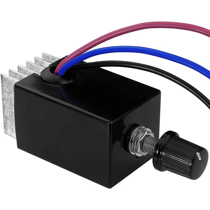 

10Pc Motor Speed Regulator DC 12V/24V 10 A Motor Speed Controller Switch For Car Truck Fan Heater Control